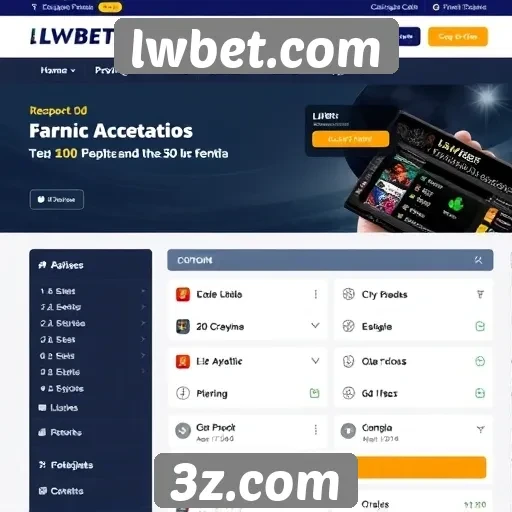 Recursos e funcionalidades do site lwbet.com